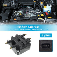 4 Pin Ignition Coil Pack for Subaru Forester Impreza Liberty Outback 2. 0L 2. 5L