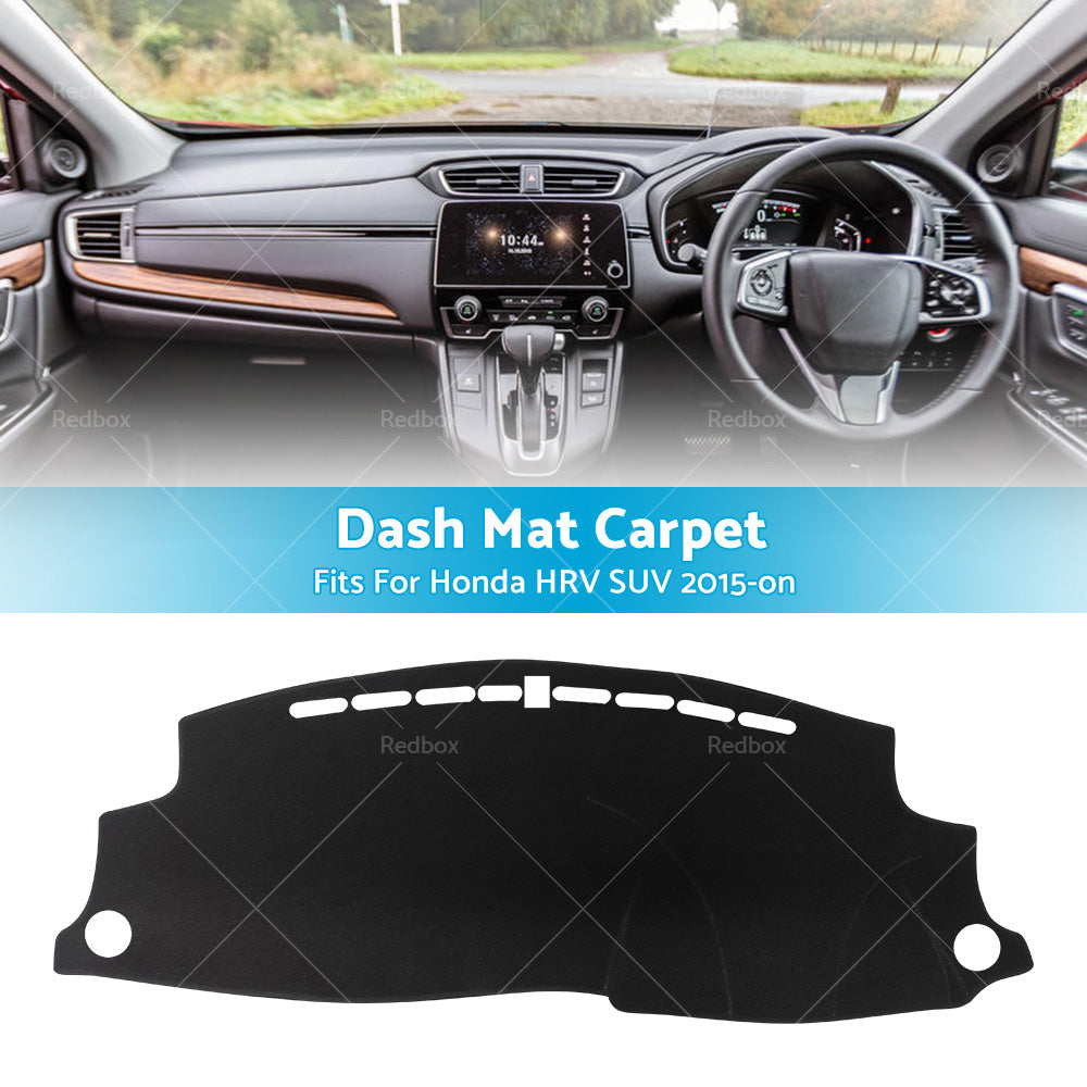 Dash Mat Carpet Fits For Honda HRV SUV 2015-on Dashboard Sun Cover Non-slip