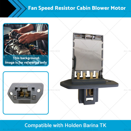 Fan Speed Resistor Cabin Blower Motor Suitable For Holden Barina TK 96435889