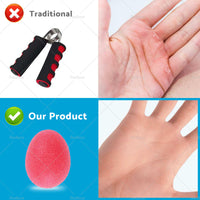 4PCS Hand Therapy Stress Relief Exercise Balls Hand Grip Strengthener Fing