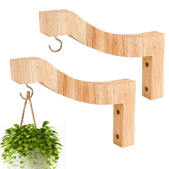 compare product Plant Hanger Hanging Plant Hook Wooden Hanging Basket Wall Plant Hook Flower Pot