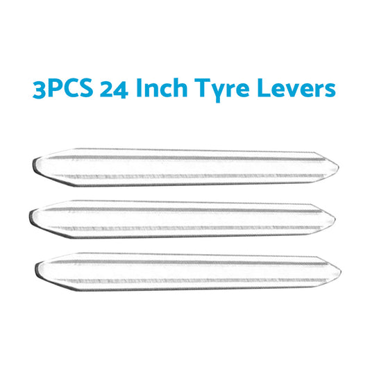 3x 24inch (60CM) Tyre Levers Suitable For Bike, Quad, Car, Van, Motorcycle, Scooter Wheels