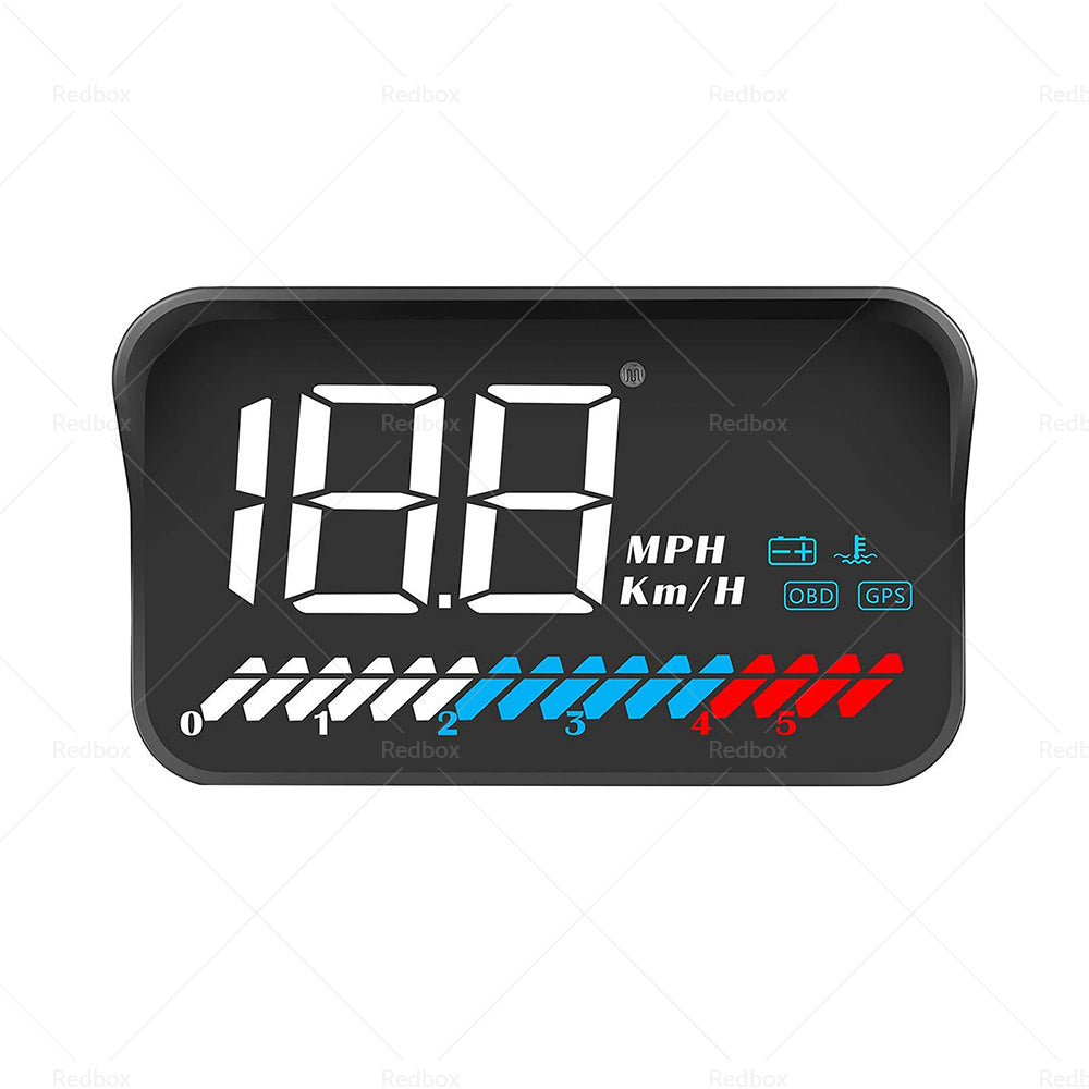 Head Up Display Car Universal OBD GPS Dual System 3. 5inch HUD Speed Alarm Voltage