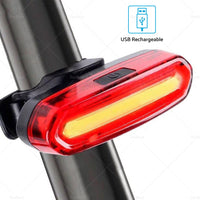 120 Lumens LED Bike Tail Light USB Rechargeable Powerful Bicycle Rear Light