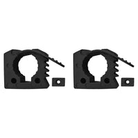 2x Car Rubber Clamps Bases Adapter 25-45mm Shovel Axe Retainer Fixing Holder