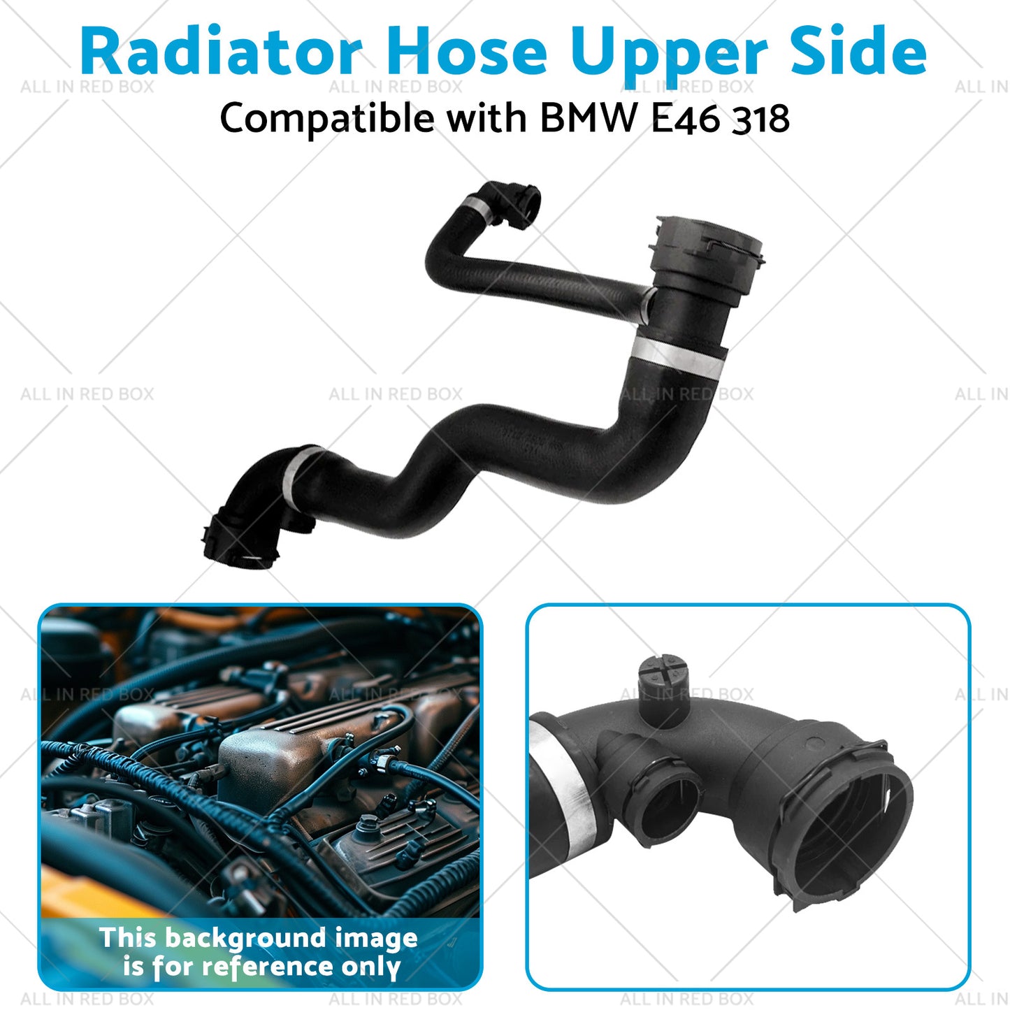 17127520668 17127507748 Radiator Hose Upper Side Suitable for BMW E46 318 01-05