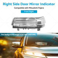 Wing Door Mirror Indicator Suitable for Mitsubishi Pajero NS-NX 11 2006-2019 RH