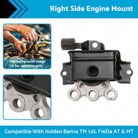 Right Side Engine Mount Suitable For Holden Barina TM 1. 6L F16D4 AT  and  MT 2011-ON