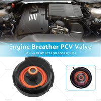 Rocker Cover Engine Breather PCV Valve 11127552281 For BMW E87 E90 E60 E83 N52