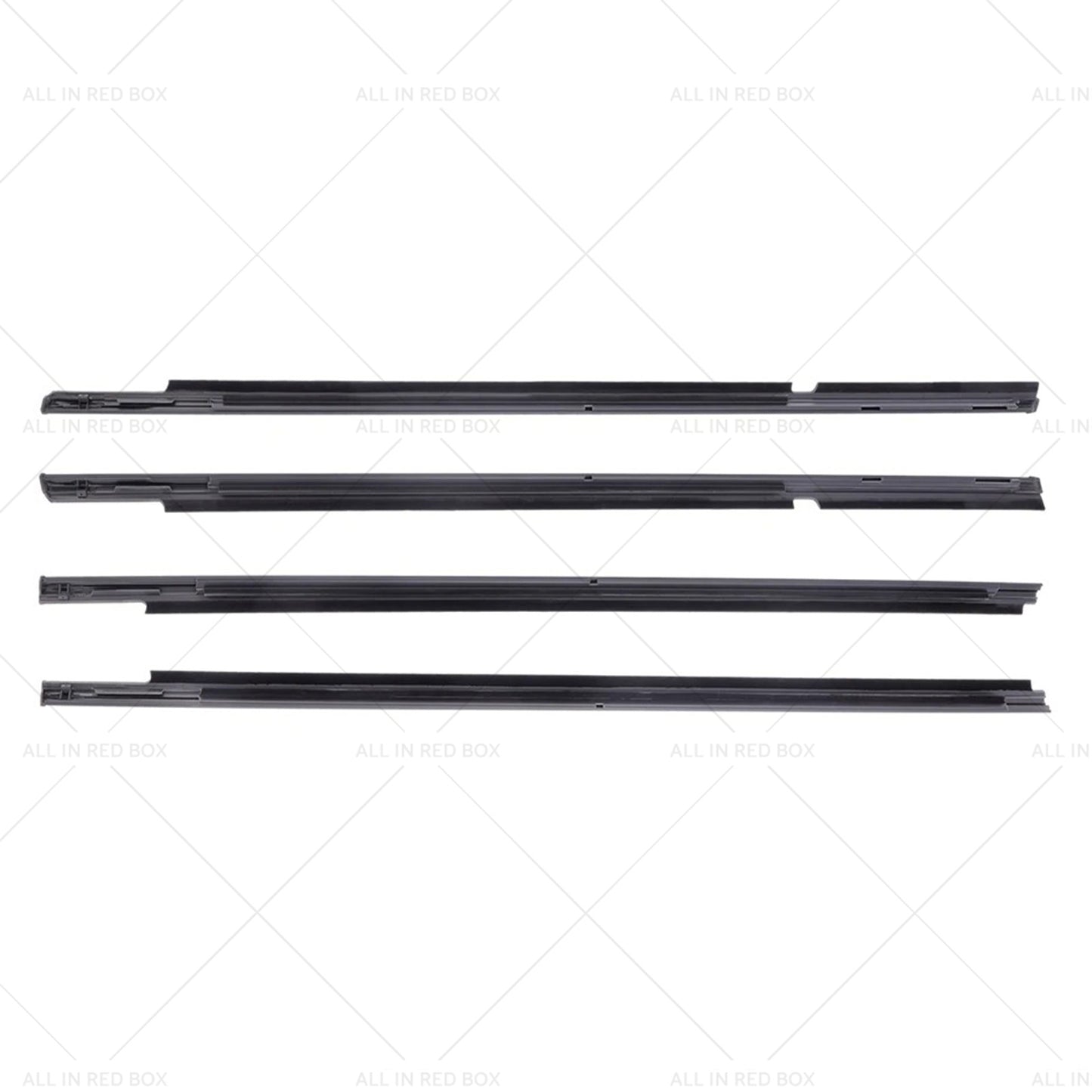 4x Window Weatherstrips Trim Belt Set Suitable for Mitsubishi Lancer 08-17