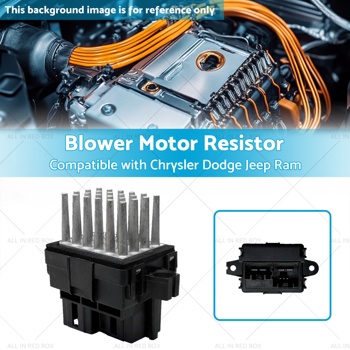 Blower Motor Resistor Suitable for Chrysler Dodge Jeep Ram 68029736AA 68379071AA