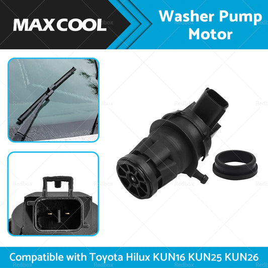 Wiper Windscreen Washer Pump Motor Suitable for Toyota Hilux KUN16 KUN25 KUN26