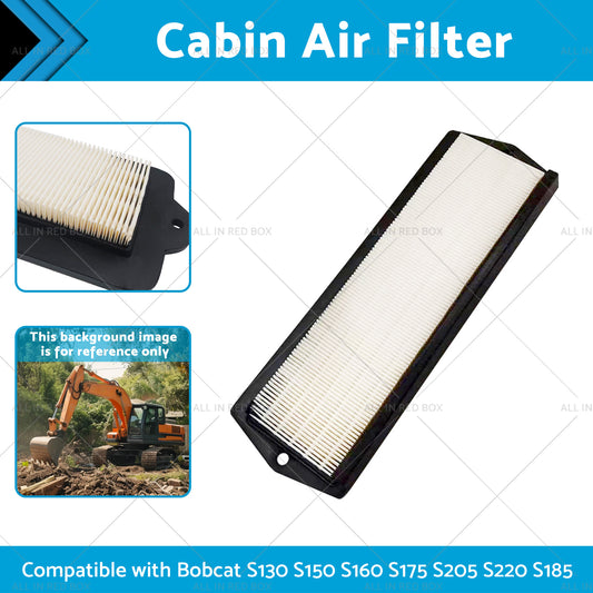 Cabin Air Filter Suitable for Bobcat 6678207 S220 S185 S130 S150 S160 S175 S205