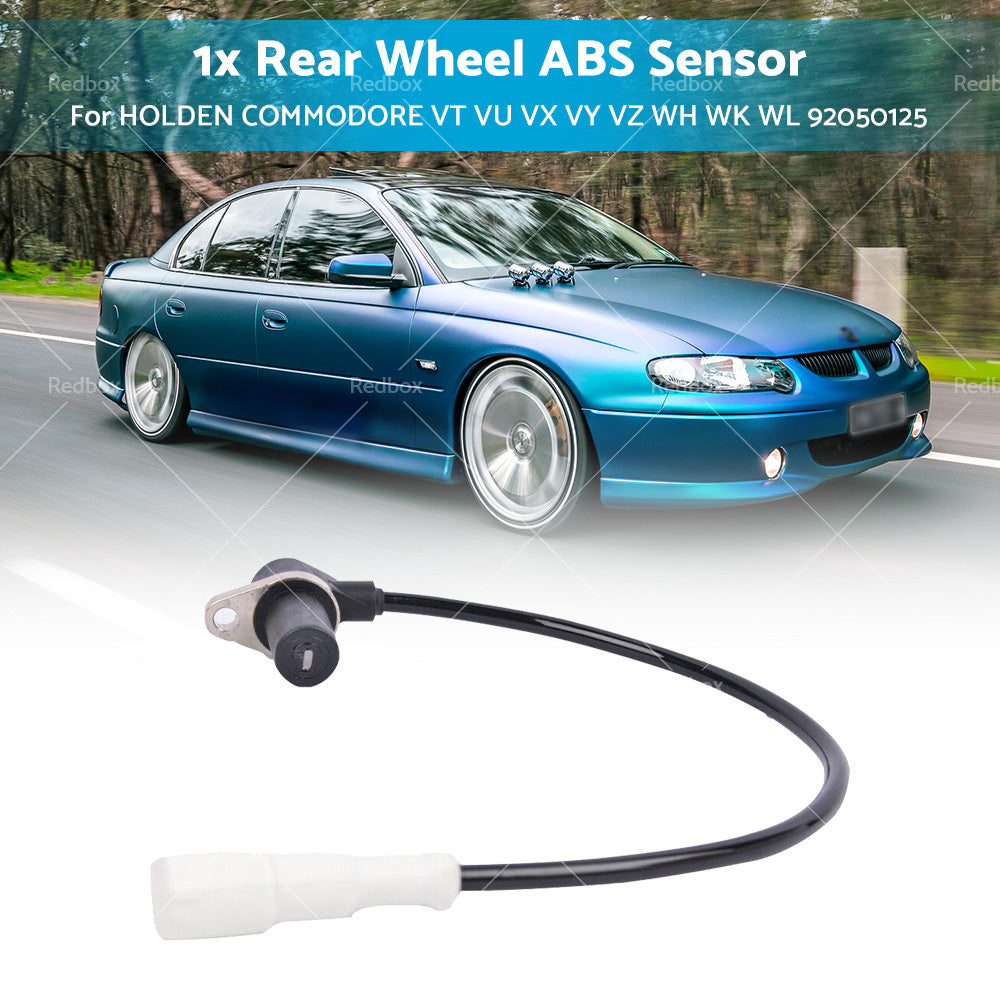 1x Rear Wheel ABS Sensor for HOLDEN COMMODORE VT VU VX VY VZ WH WK WL 92050125