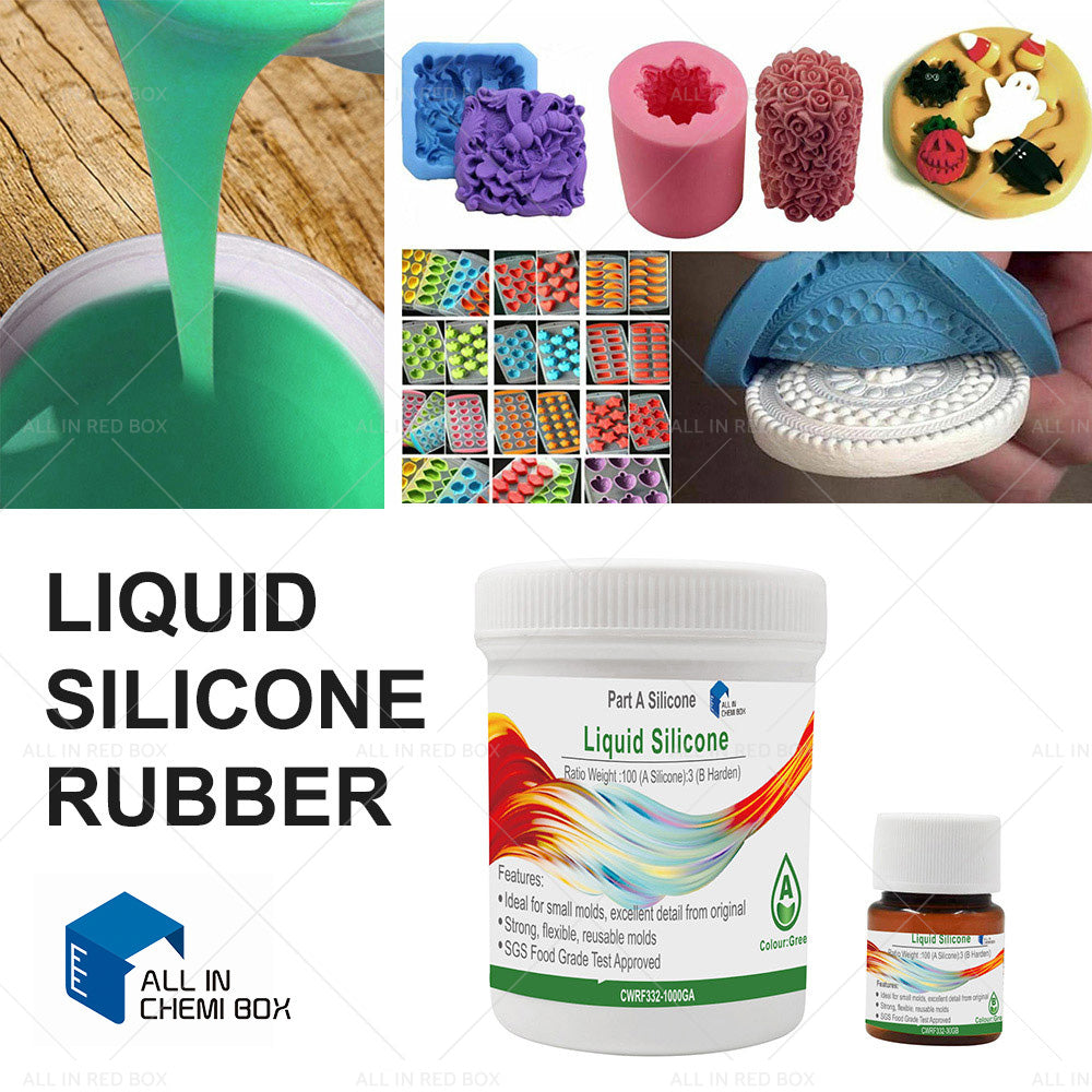 SH25 Liquid Silicone Rubber Mould Making Kit 100 3 Mix - 1Kg 2Kg 5Kg 10Kg Blue