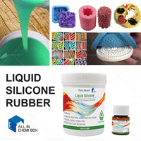 SH25 Liquid Silicone Rubber Mould Making Kit 100 3 Mix - 1Kg 2Kg 5Kg 10Kg Blue