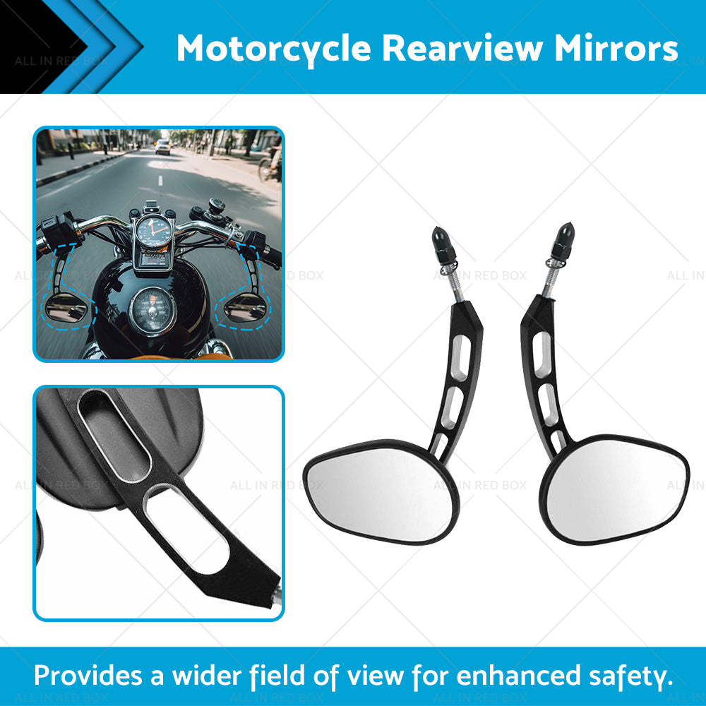 Motorcycle Rearview Mirrors Suitable For Harley Davidson Electra Glide Dyna