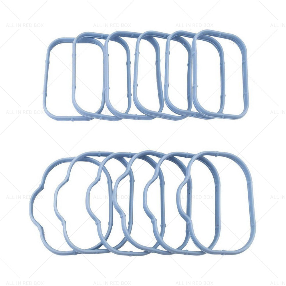 12x Intake Manifold Gaskets Seals Suitable For Chrysler 300 Jeep Dodge 3.6L