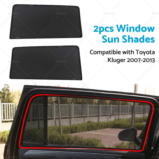 Magnetic Window Sun Shades Suitable For Toyota Kluger 2007-2013 Rear Sun Shades