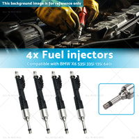 13647597870 0261500109 4x Fuel injectors Suitable for BMW X6 535i 335i 135i 640i