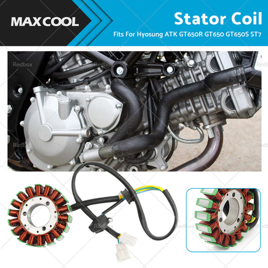 {{ Stator Coil For Hyosung GT650 X GT650R GT650S GV650 ST7 2005-2017 32101HN9101 }} - Buy Car Parts Online at {{ Kaka Auto Parts }}.