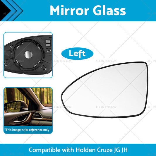 Left Side Mirror Glass With Base Suitable for Holden Cruze JG JH 2009-2016