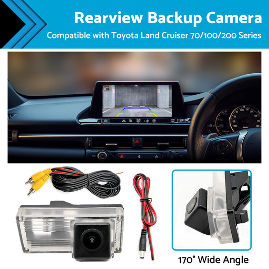 Car Rear View Backup Camera Suitable For Toyota Land Cruiser 70 100 200 Series