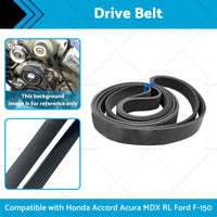 6PK2135 Drive Belt Suitable for Ford Mustang Honda Acura TL MDX RL 3. 7L 98-15