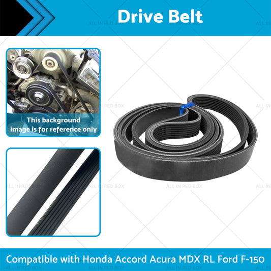 6PK2135 Drive Belt Suitable for Ford Mustang Honda Acura TL MDX RL 3.7L 98-15