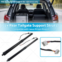 2x Rear Tailgate Support Struts Suitable for Lexus RX350 RX450h 6892048031 16-19