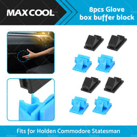 for HOLDEN COMMODORE LOWER GLOVE BOX CLIP BUMP STOP SET MODIFIED VY VZ GLOVEBOX