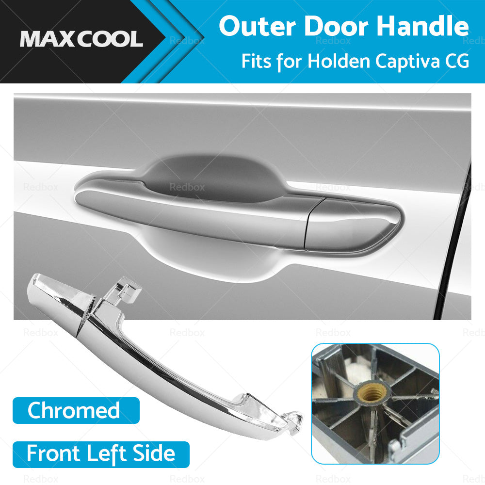 Front Left LH Outer Door Handle Chrome Suitable For Holden Captiva 2006-2018