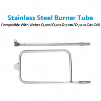 Stainless Steel Burner Tube - Suitable For Weber Q300 or Q320 Q3000 or Q3200 Gas Grill