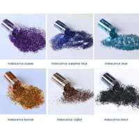 24 * 20ml Colors Glitter Pigment Debris Resin Epoxy Dream Flash Powder Crafts