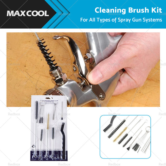 17PCS Spray Gun Cleaning Brush Kit Suitable For All Types of Spray Gun Systems