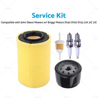 Service Kit Suitable For John Deere Mowers Briggs Motors D140 D100 D125 31A 31C