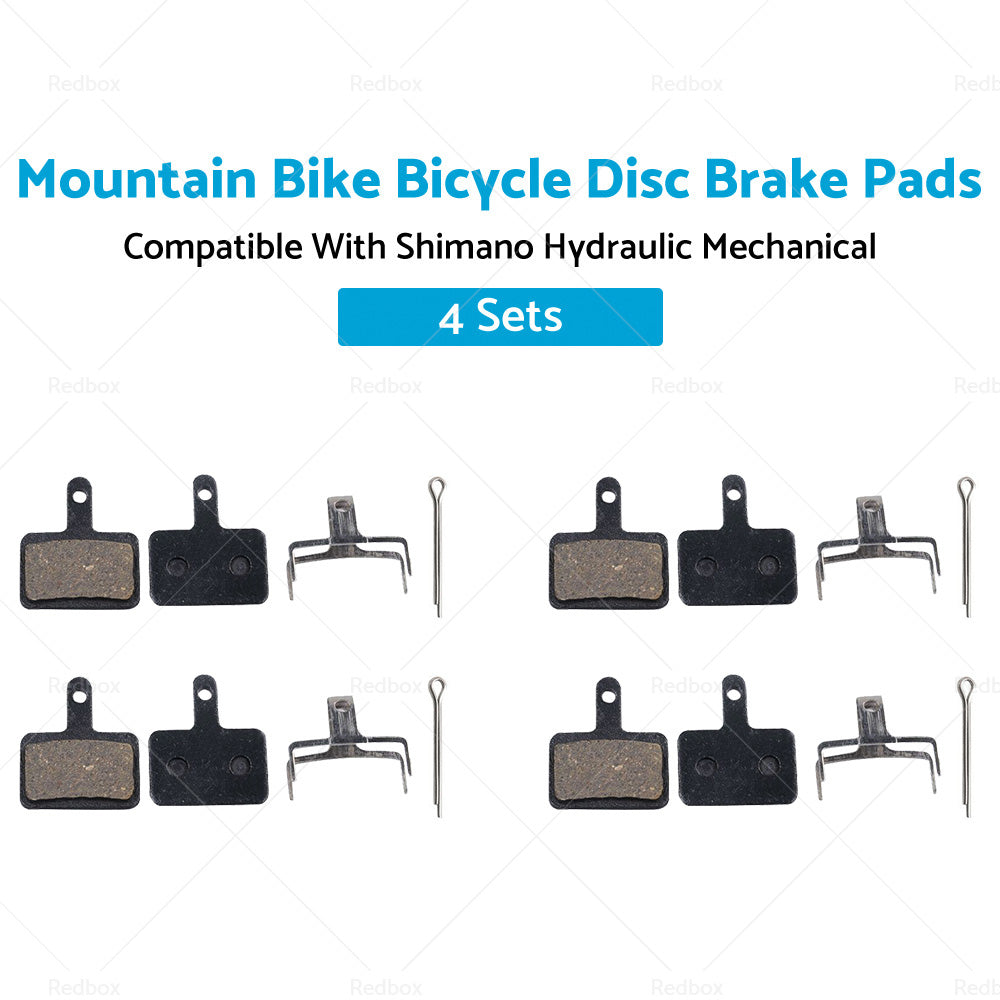 4-Pairs Mountain Bike Disc Brake Pads Suitable For Shimano Hydraulic Mechanical