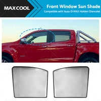 2PCS Front Car Window Magnetic Sun Shade Suitable for Holden Colorado 2012-2020