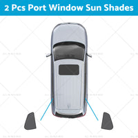 Front Rear Port Window Magnetic Mesh Sun Shade Suitable for Toyota Corolla Cross