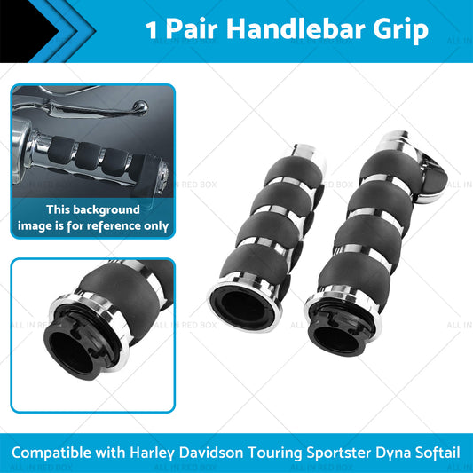 Handlebar Hand Grips Suitable For Harley Davidson Touring Sportster Dyna Softail