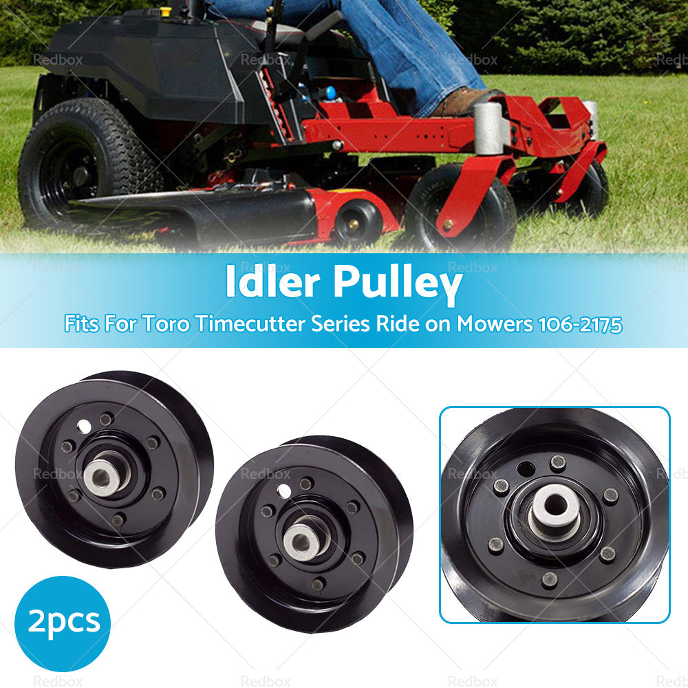 2PCS Idler Pulley For Toro Timecutter Series Ride on Mowers 106-2175