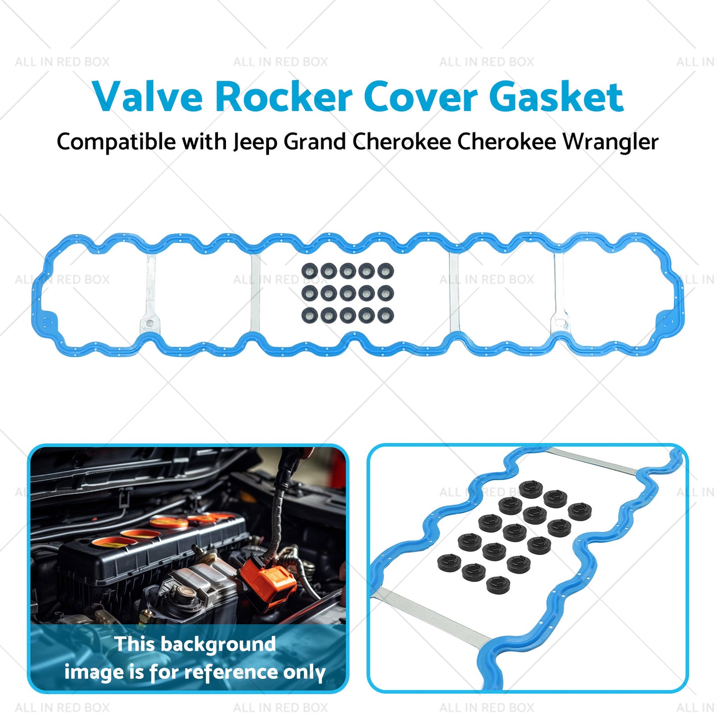 Valve Rocker Cover Gasket Suitable for 97-06 Jeep Grand Cherokee ZG WJ Wrangler