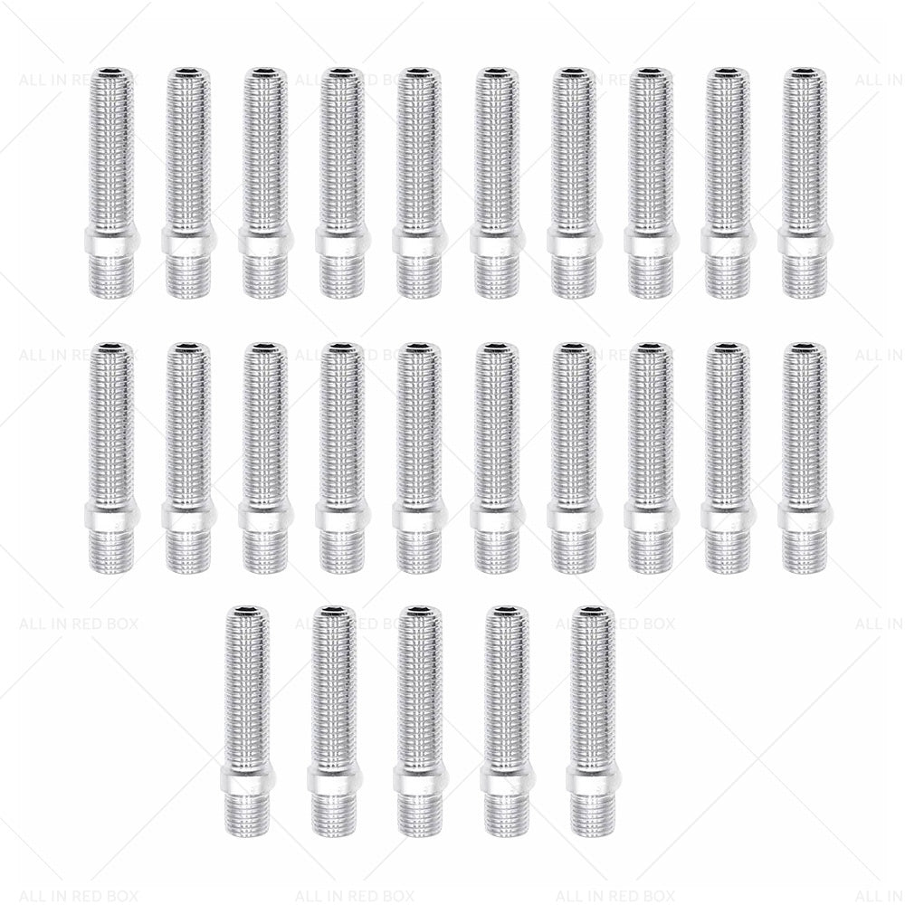 20pcs 58mm M12 x 1. 5 to M12 x 1. 5 Wheel Stud Conversion Bolts for German Cars