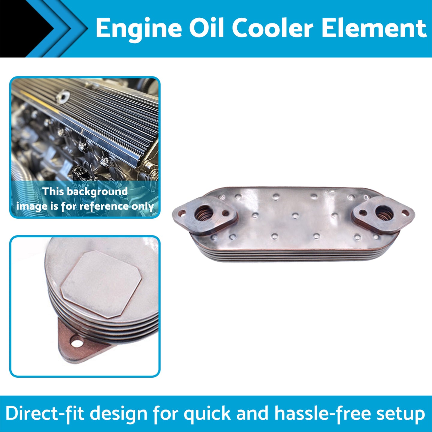 {{ Engine Oil Cooler Element Suitable For Mitsubishi Pajero 3.2T  V78W V68W 00-06 }} - Buy Car Parts Online at {{ Kaka Auto Parts }}.