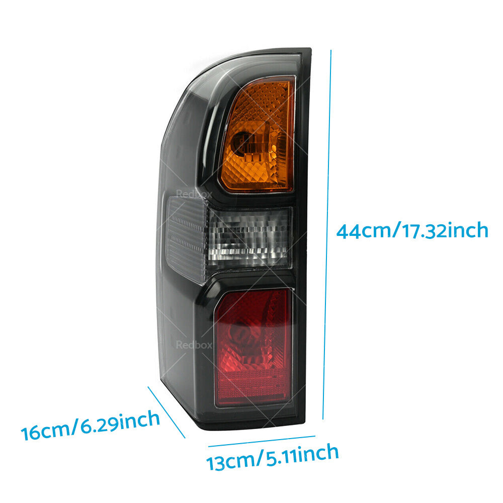 Pair Black Rear Lamp Tail Light Fit for Nissan Patrol GU Y61 Wagon 2004-2013