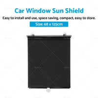 Retractable Car Front Rear Windshield Sun Shade Window Visor Folding UV Block