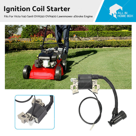{{ Ignition Coil Starter For Victa V40 Sanli OVH350 OVH400 Lawnmower 4Stroke Engine }} - Buy Car Parts Online at {{ Kaka Auto Parts }}.