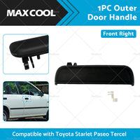 Black Front Right Outer Door Handle Suitable for Toyota Starlet EP91 1996-1999