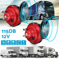 1 Pair 12V 300DB Super Train Horn For Trucks SUV Car Boat Motorcycles Speaker