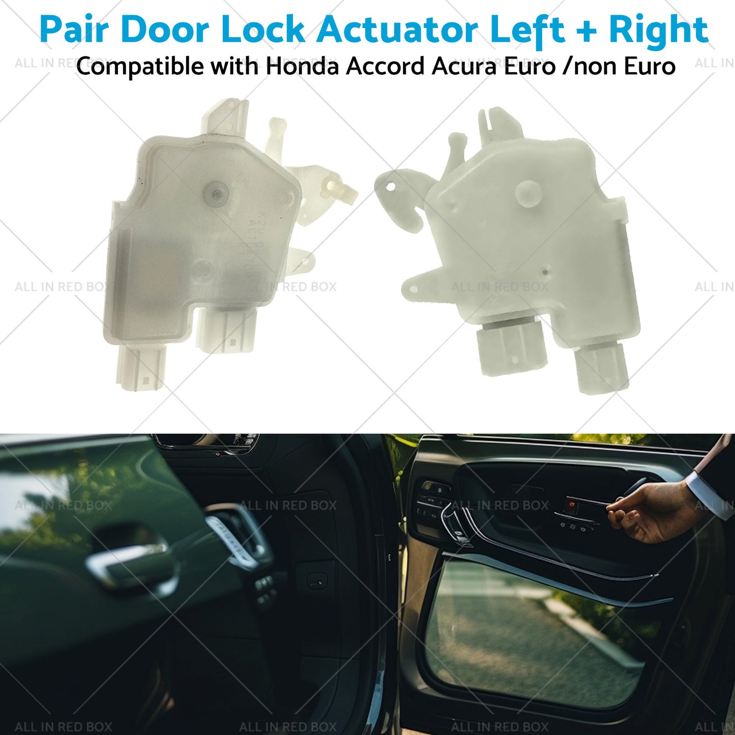 Pair Door Lock Actuator LR Suitable for Honda Accord Acura Euro  non Euro 03-07